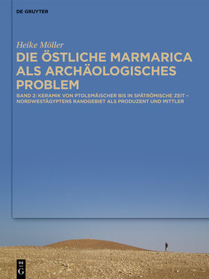 cover image of Die östliche Marmarica als archäologisches Problem